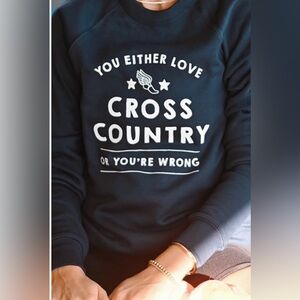 cross country sweatshirt  size XS